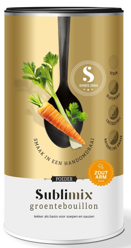 Sublimix bouillon de légumes 260g pauvre en sel
