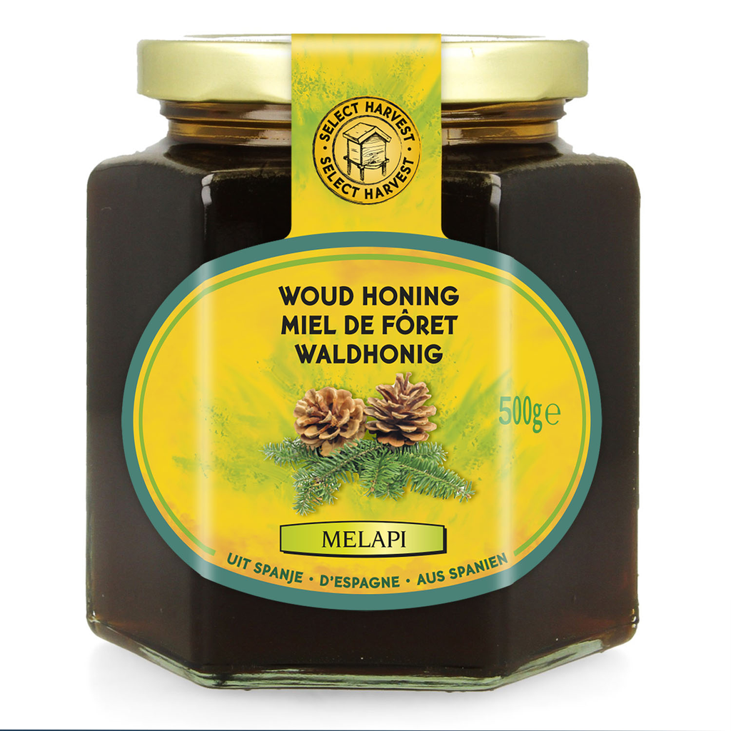 Melapi honing woud vloeibaar 500g