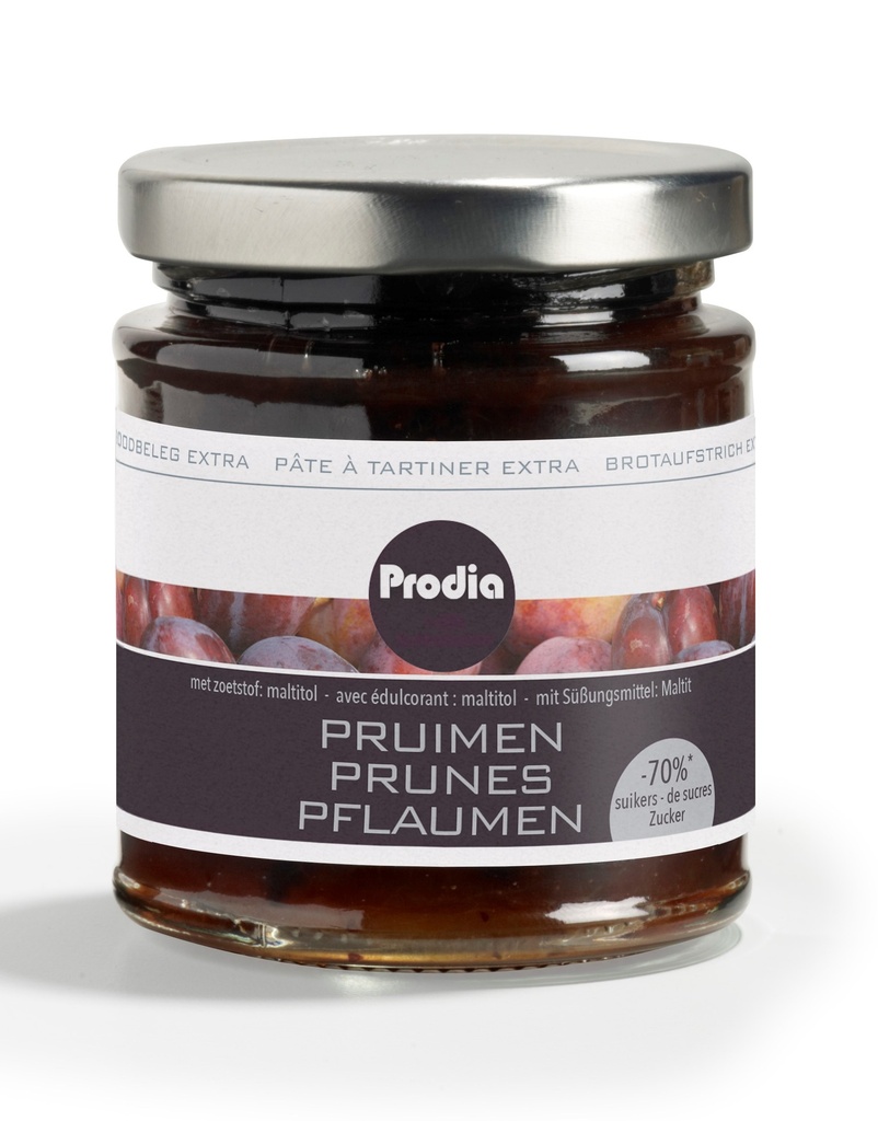 Prodia pâte à tartiner extra 215g prune pauvre en sucre