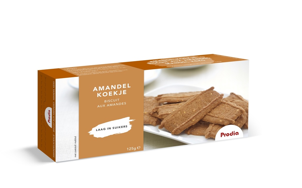Prodia biscuits aux amandes 125g pauvre en sucre