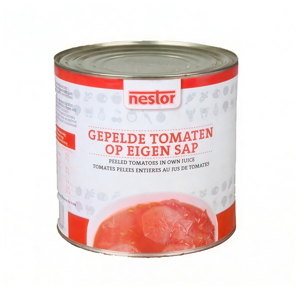 [2049] Nestor gepelde tomaten 2,5kg