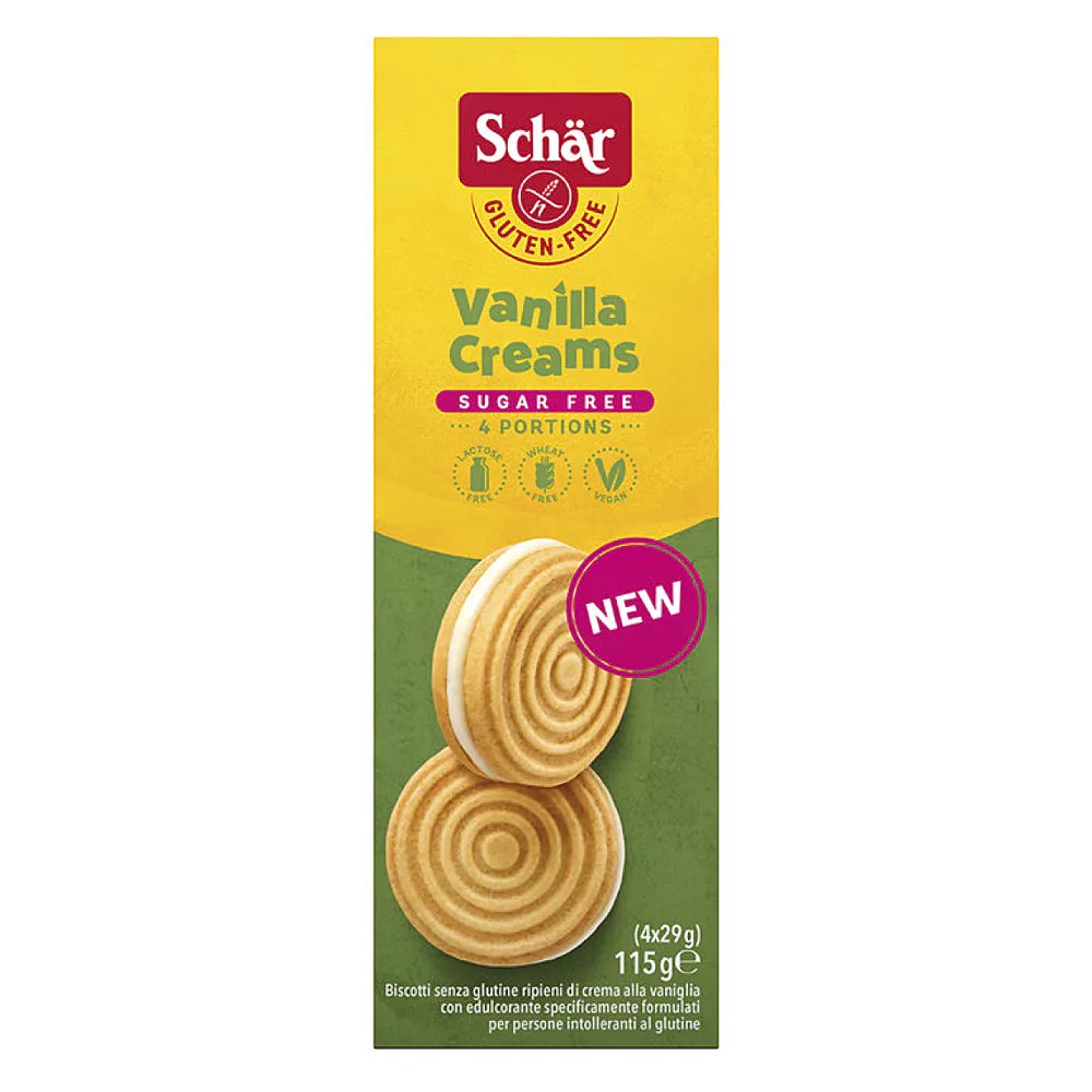 Schär vanilla creams 115g - 5829486