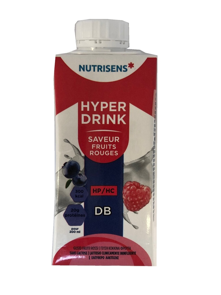 NS hyperdrink DB roter Fruchtgeschmack 200mlx24HPH