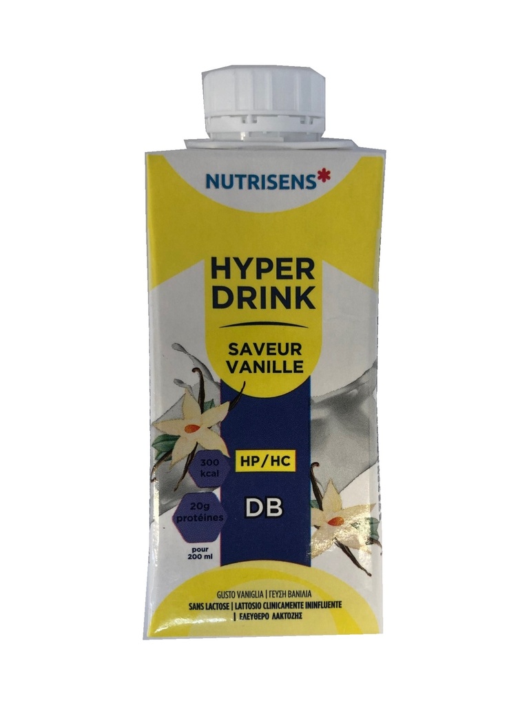 NS hyperdrink DB saveur vanille 200mlx24 HP/HC