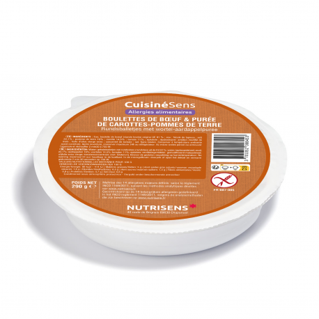 NS CuisinéSens all°(14) rundsballetjes met wortelpuree 290g 