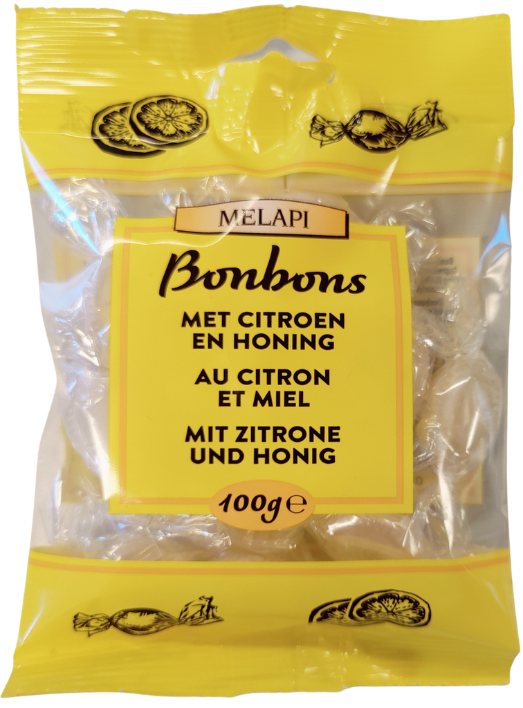 Melapi bonbons citroen-honing 100g - 3953726