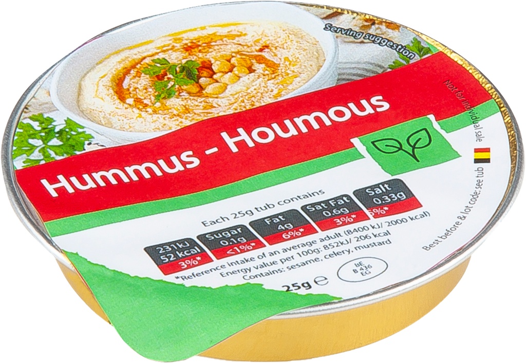 Revogan houmous vegan 25g x 45