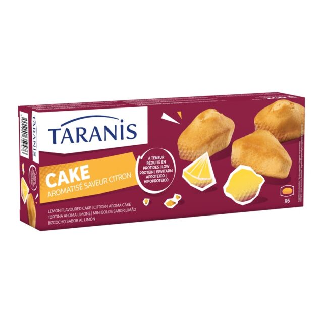 Taranis cake lemon flavor 6pcs 240g