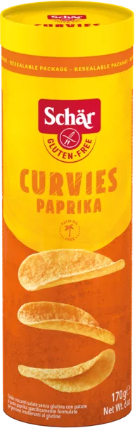 Schär curvies paprika 170g - 4252607