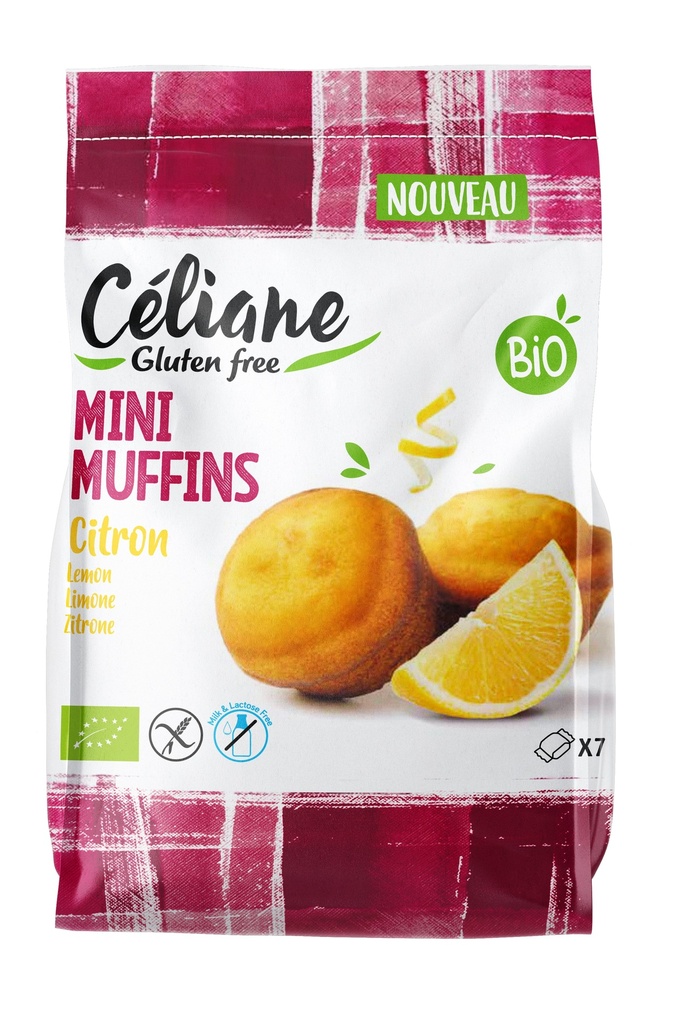 Céliane mini muffin Zitrone bio 200g