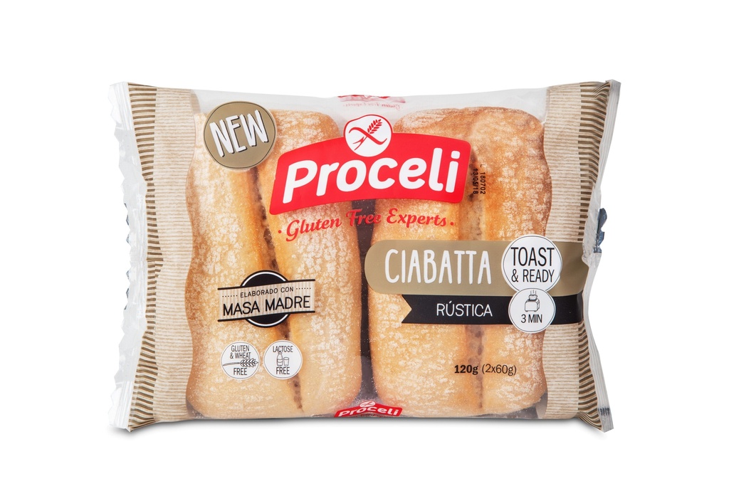 Proceli ciabatta rustica 120g (2x60g) - 3762465