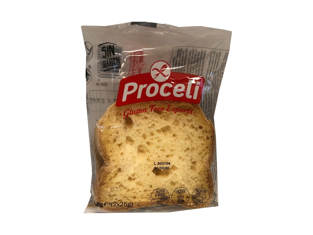 Proceli bread classic monodosis 2pcs 50g RTE