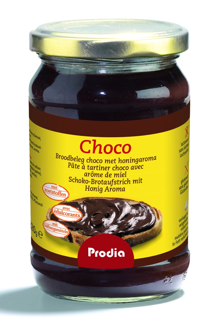 Prodia pâte à tartiner 320g choco avec arôme miel