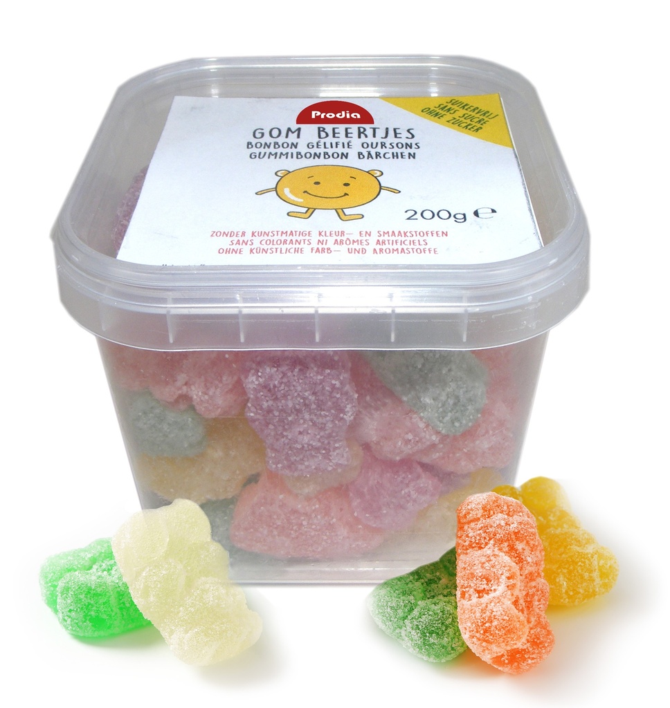 Prodia gom beertjes 200g suikervrij - 3518131