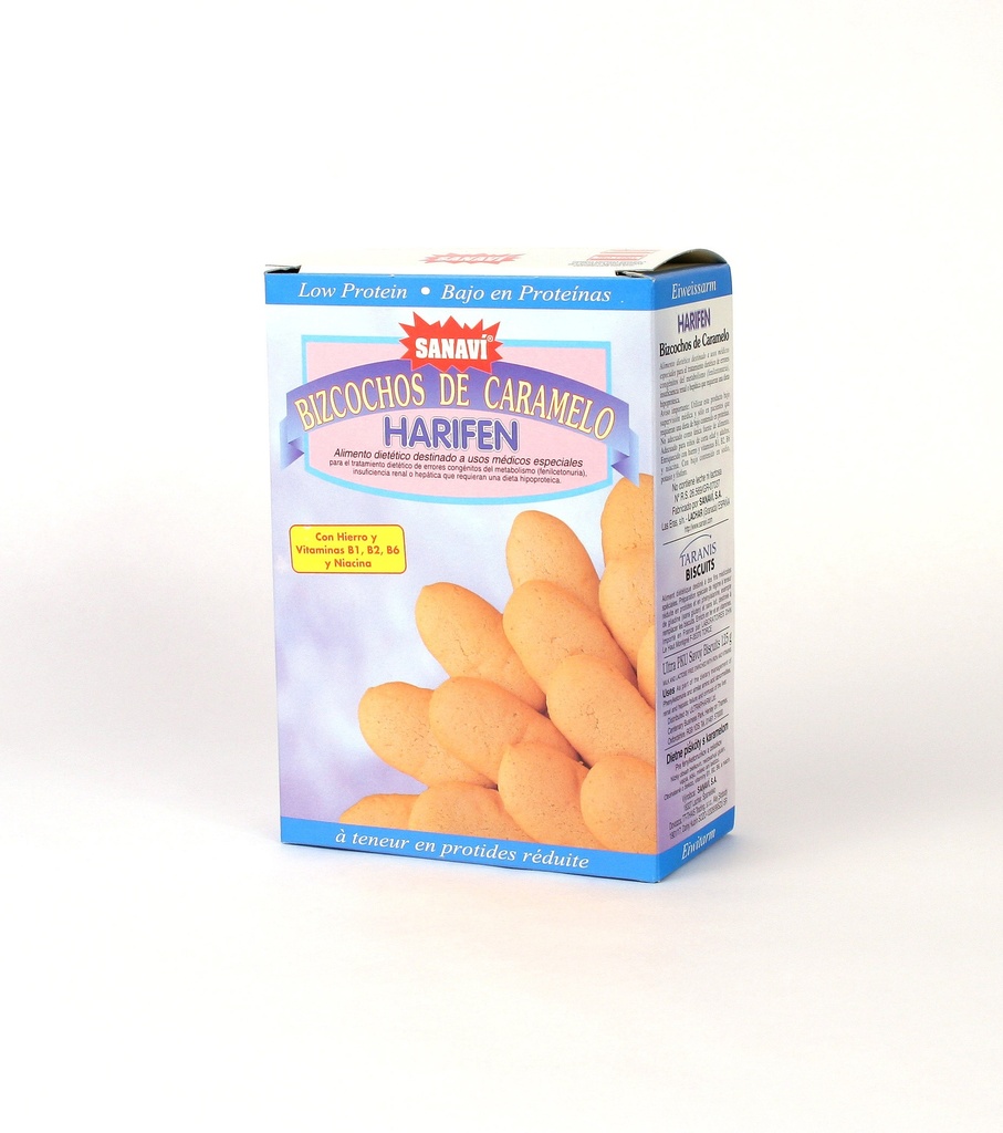 Sanavi Harifen koekjes karamel 125g - 1680438