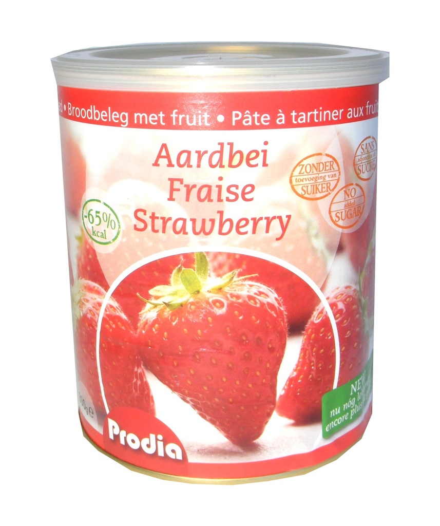 Prodia broodbeleg 800g aardbei maltitol