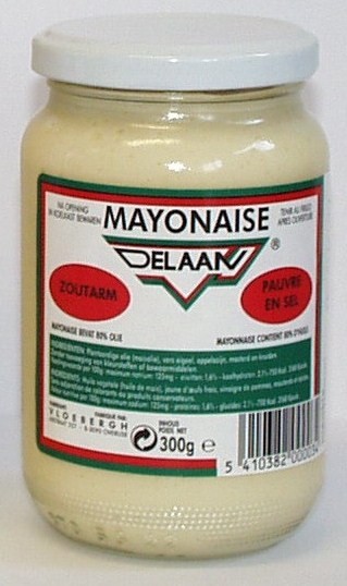 Delaan natuurmayonaise 300g zonder zout - 3325131