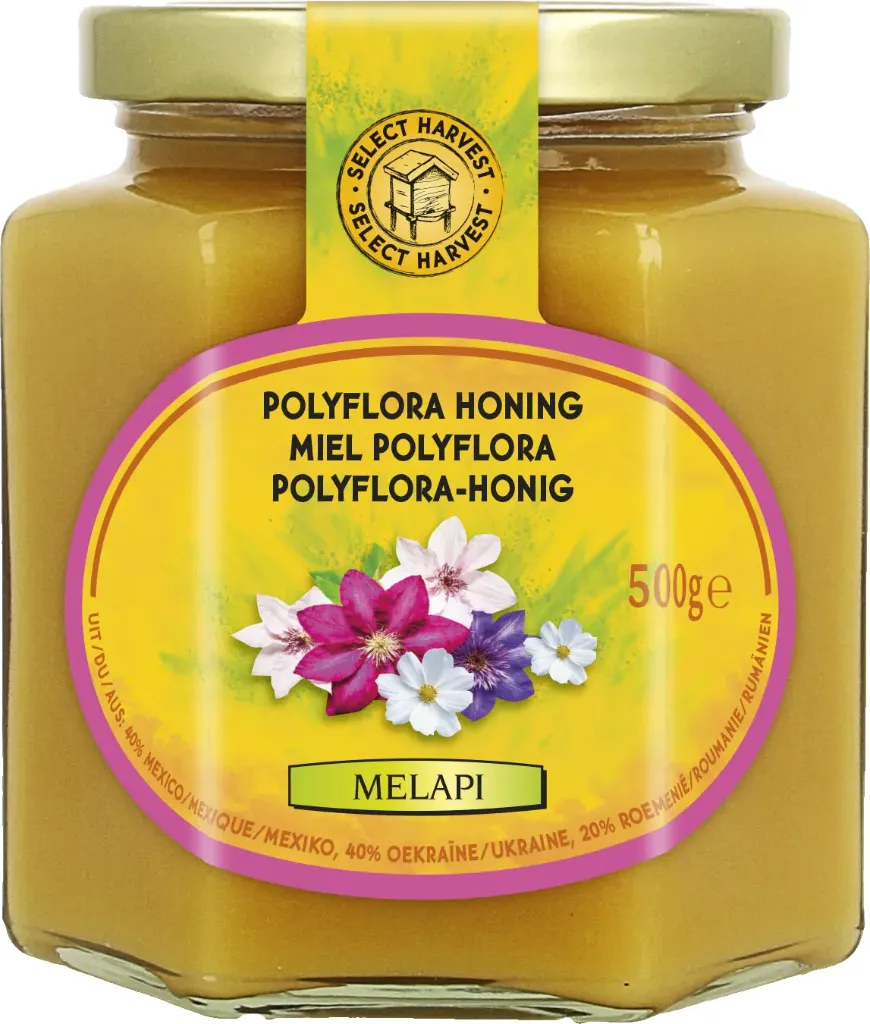 [5531] Melapi honing polyflora zacht 500g - 1123231