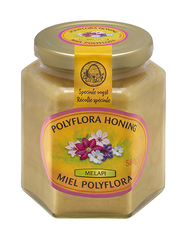 Melapi miel polyflora tendre 500g