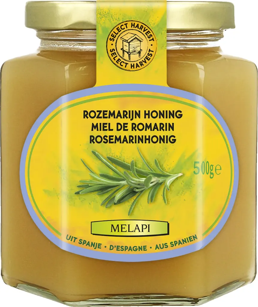 [5532] Melapi honing rozemarijn zacht 500g