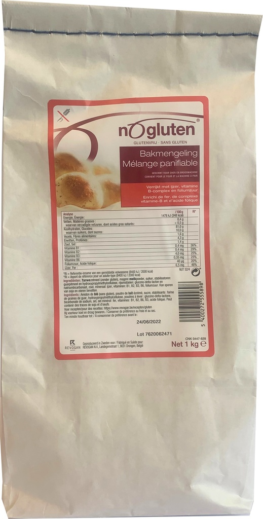 Nogluten Backmischung plus 1kg