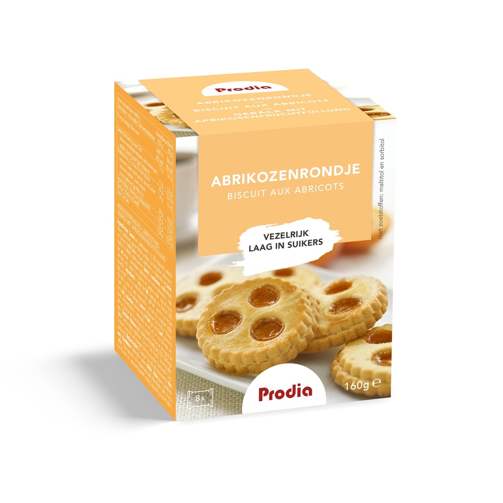 Prodia abricotines (8p) 160g maltitol