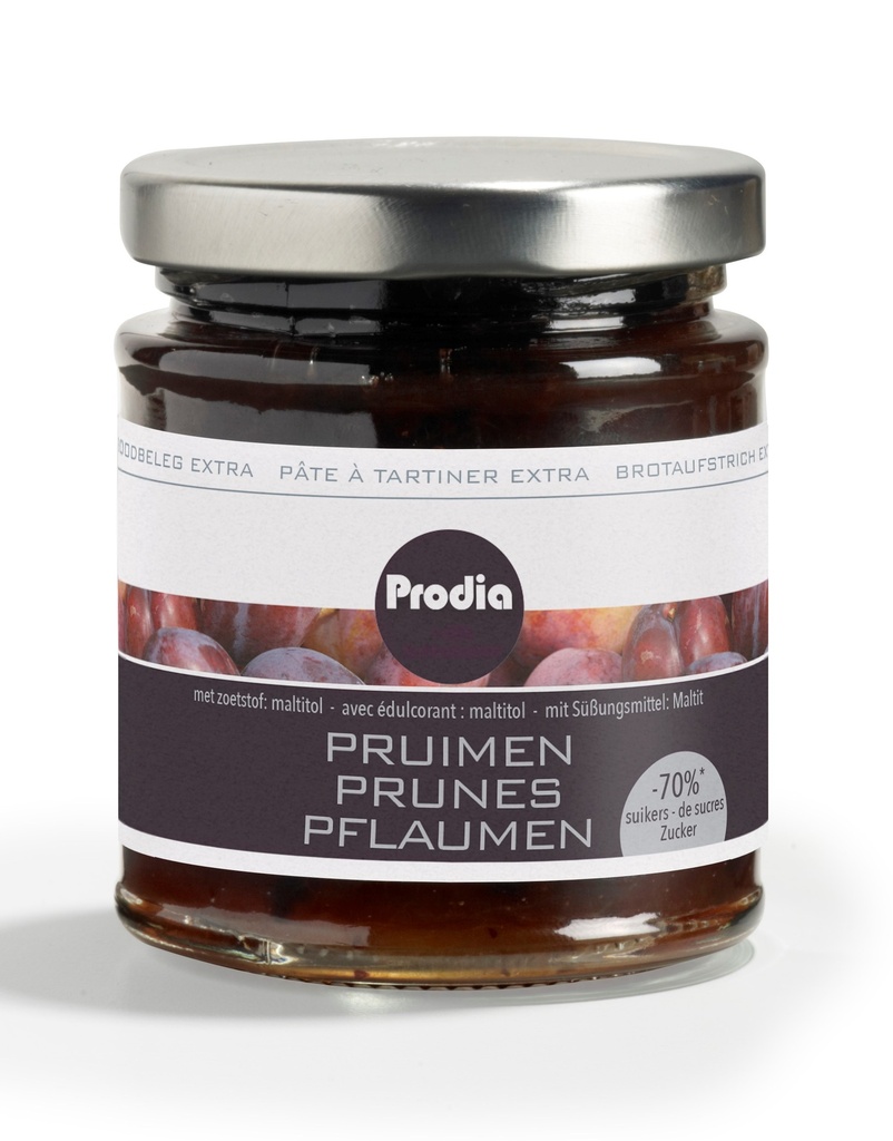 Prodia fruit spread plum extra 215g maltitol