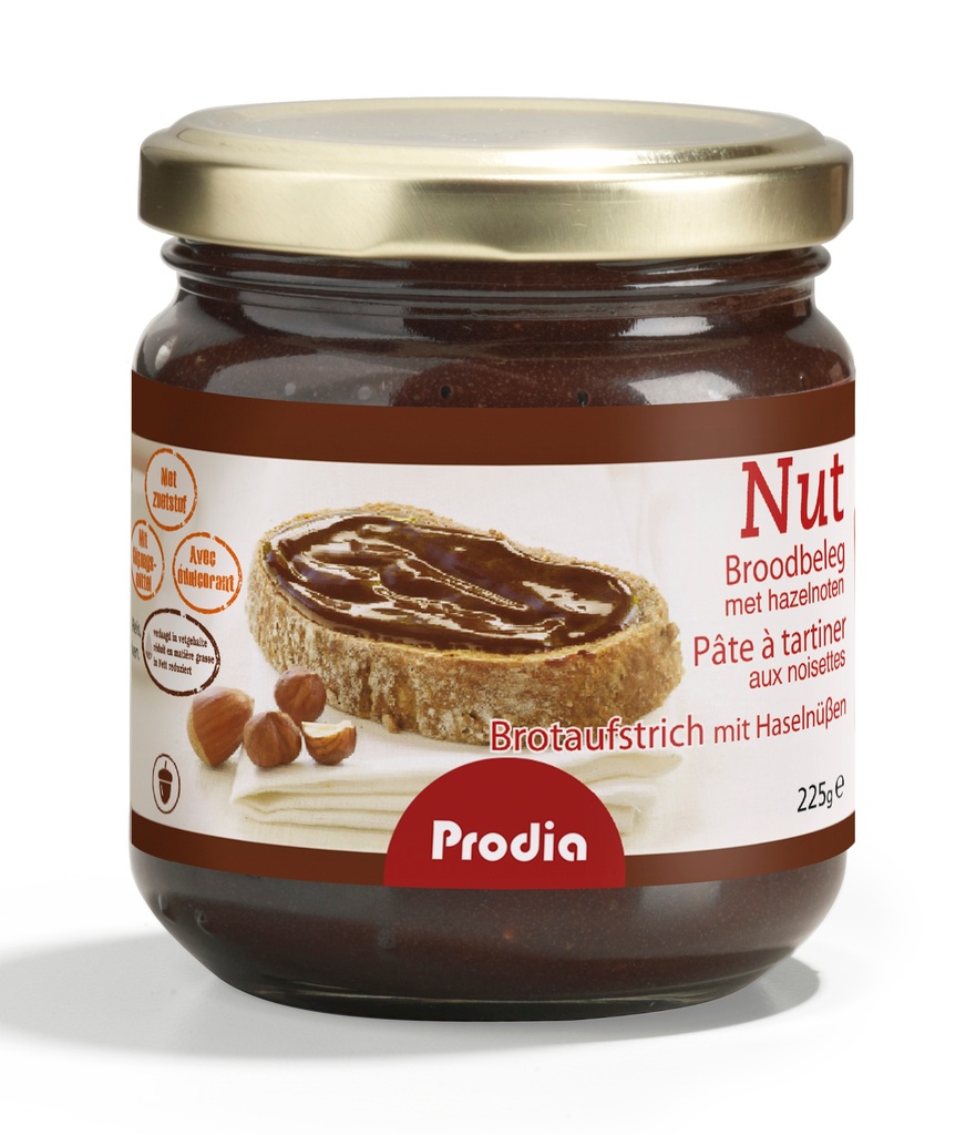 Prodia pâte à tartiner 225g nut maltitol