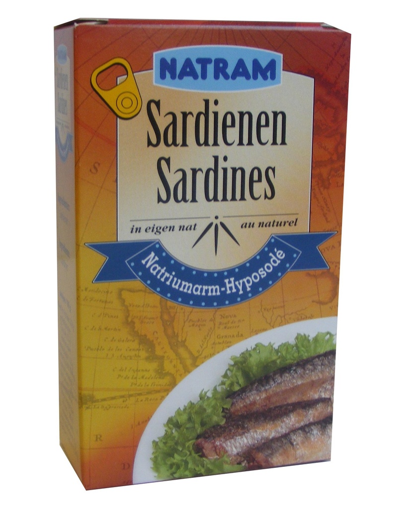 Natram sardines au naturel 125g