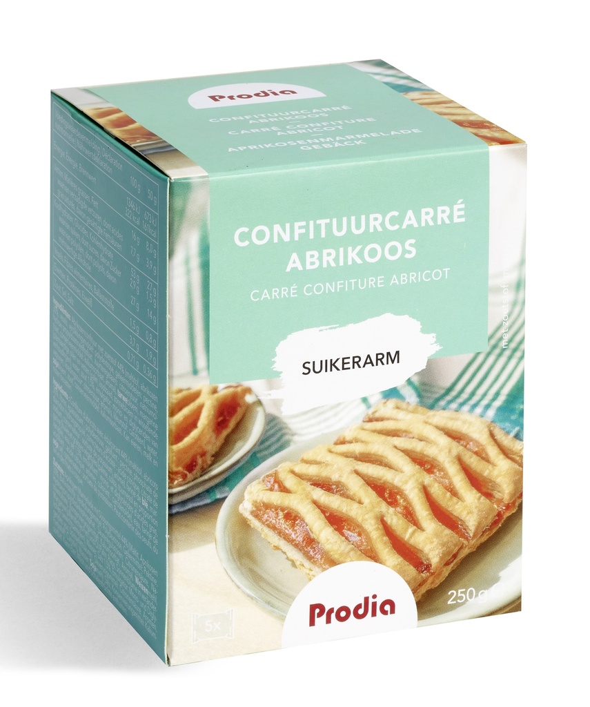 Prodia confituurcarré 250g suikerarm - 2322162