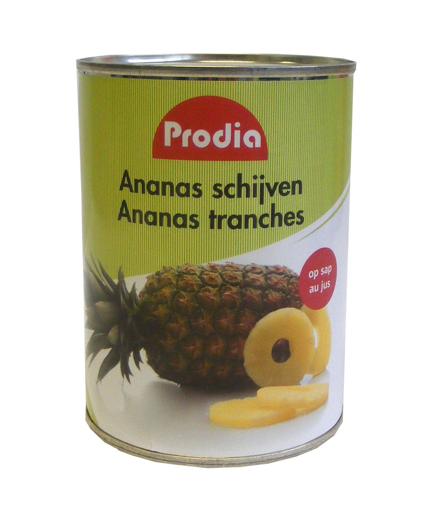 Prodia ananas schijven 565g