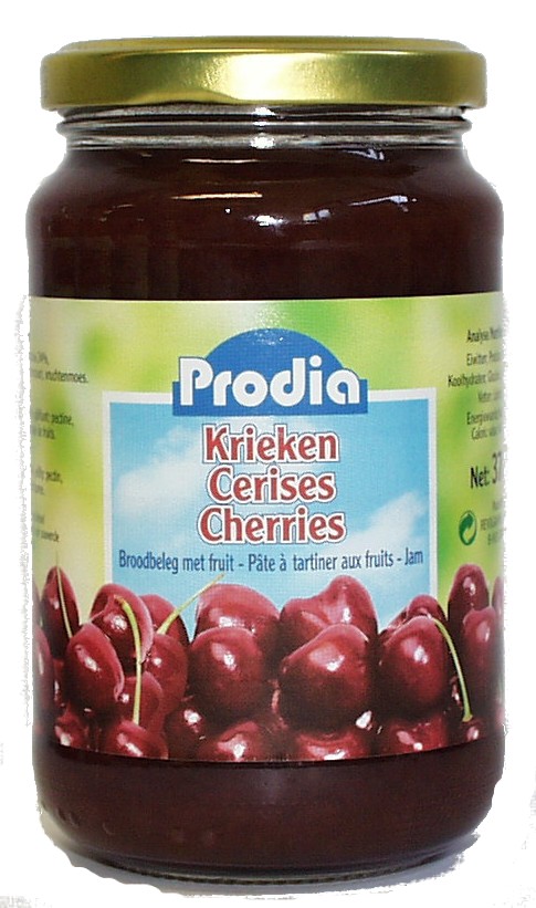 Prodia broodbeleg 370g krieken fructose - 1038306