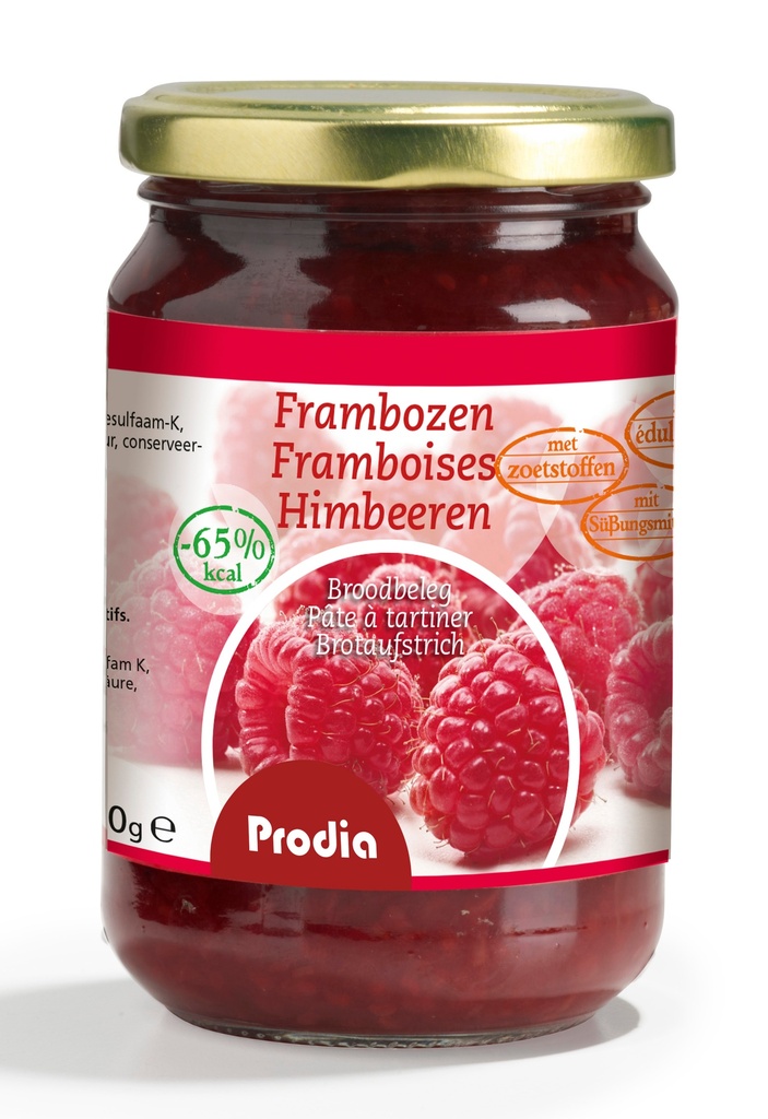 [6190] Prodia pâte à tartiner 300g framboise pauvre en sucre