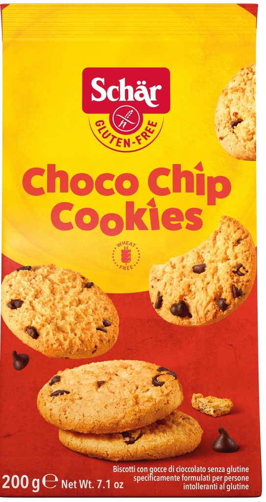 Schär choco chip cookies 200g - 1728500