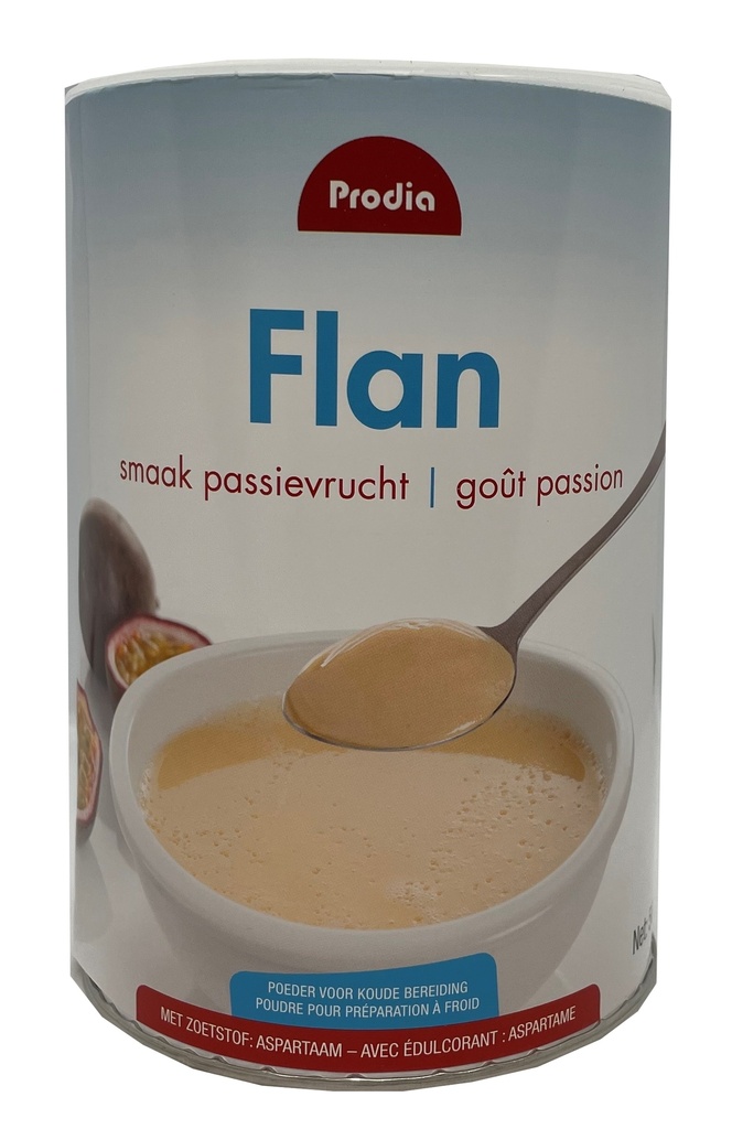 Prodia flan passievrucht 500g zoetstof