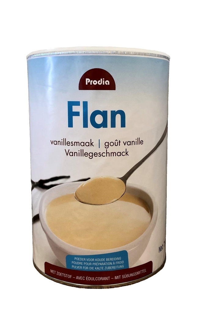 Prodia flan vanille 750g zoetstof