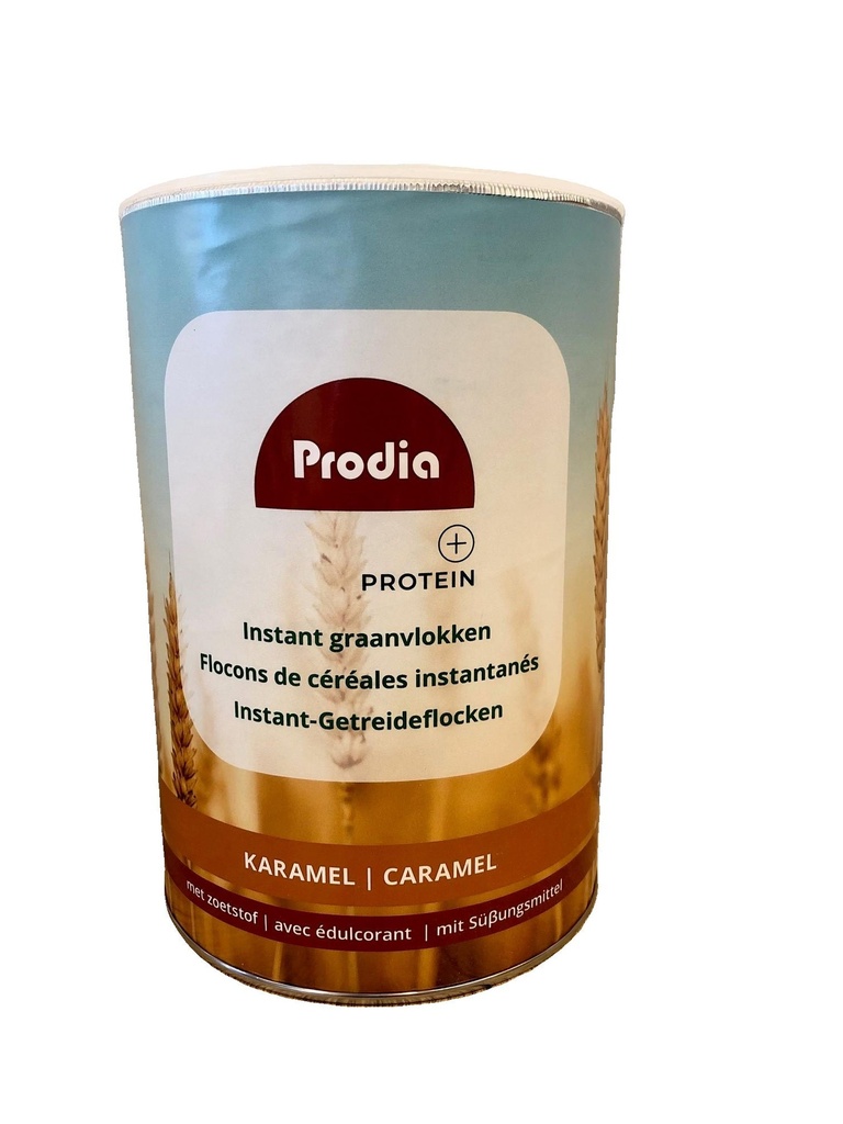 Prodia flocons de céréales inst caramel HP 780g édulc
