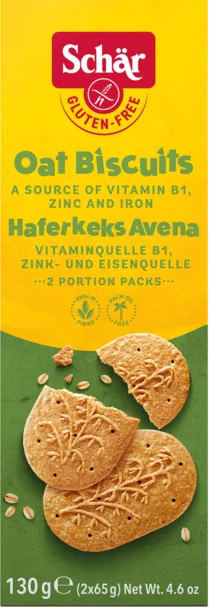 Schär Avena biscuits à l'avoine 130g