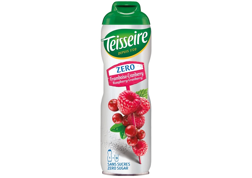 Teisseire zéro framboise-cranberry 60c