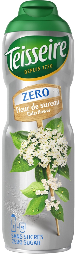 Teisseire zéro fleur de sureau 60cl 