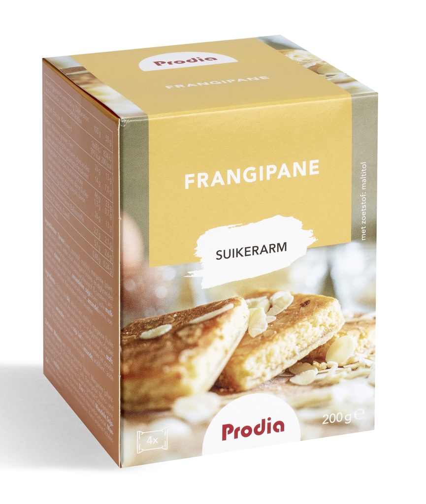 Prodia frangipane (4st) 200g maltitol 