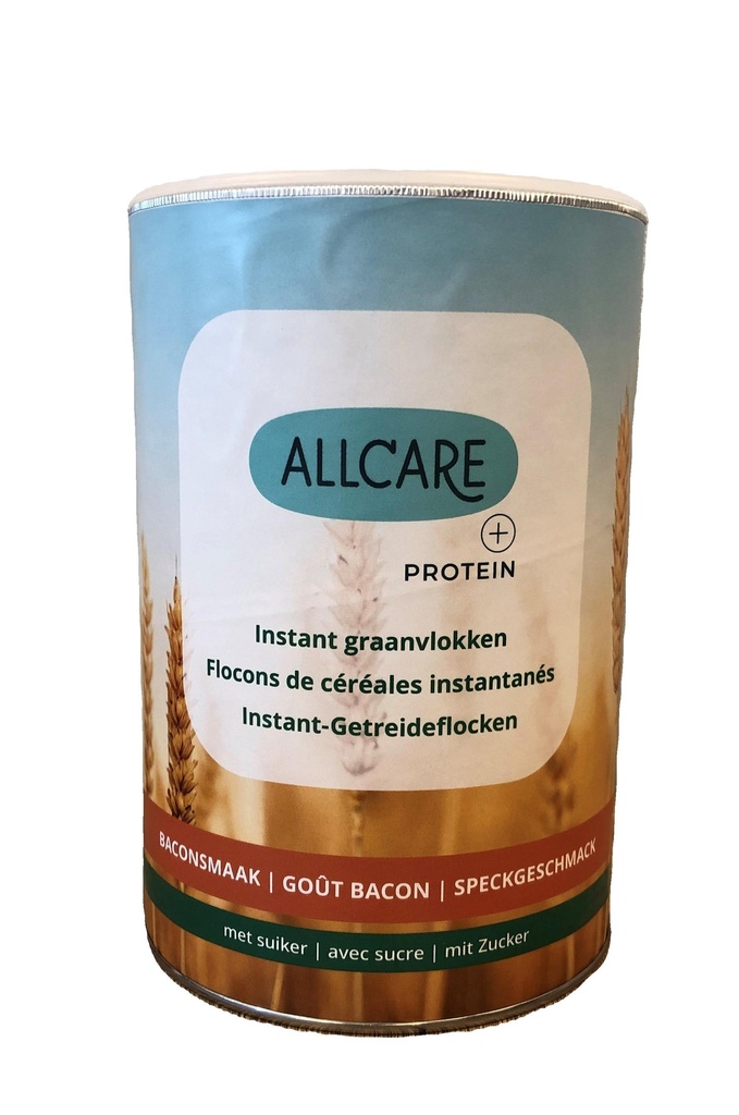 Allcare flocons de céréales inst. saveur bacon HP 780g