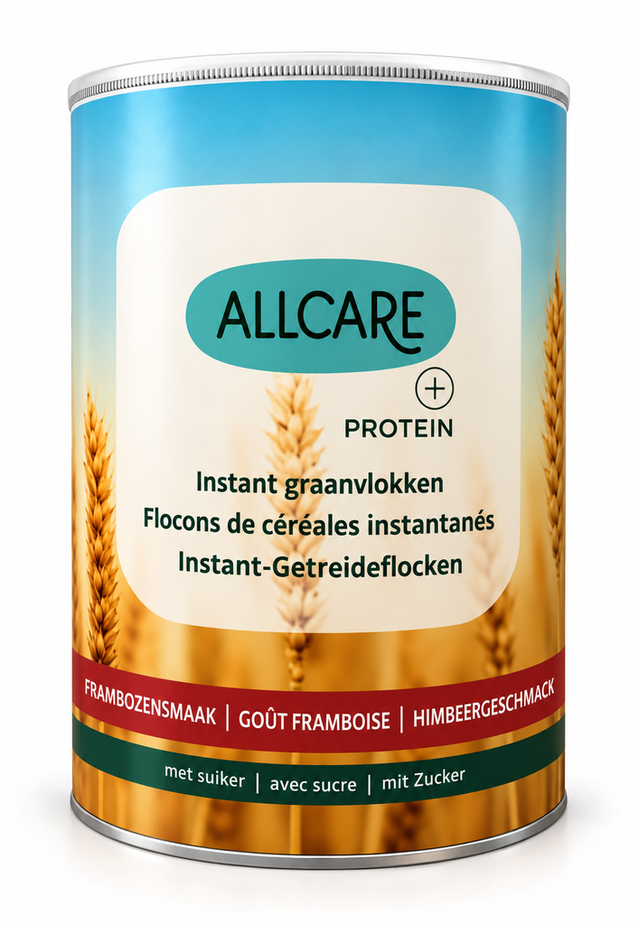 [1996] Allcare instant graanvlokken framboos HP 780g 