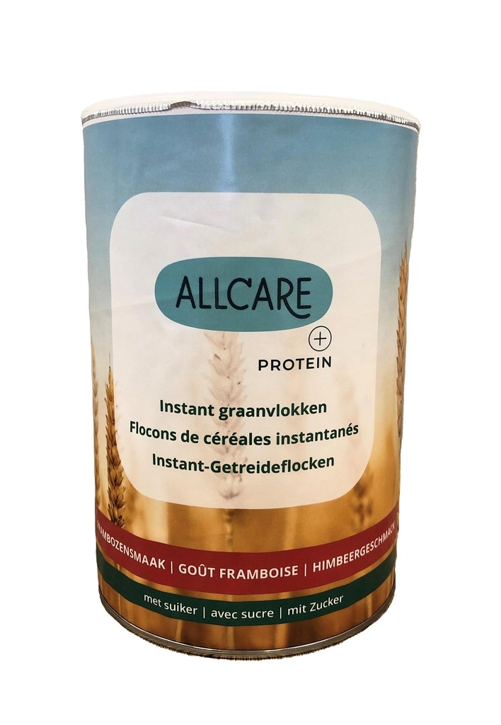 Allcare instant graanvlokken frambozensmaak HP 780g 