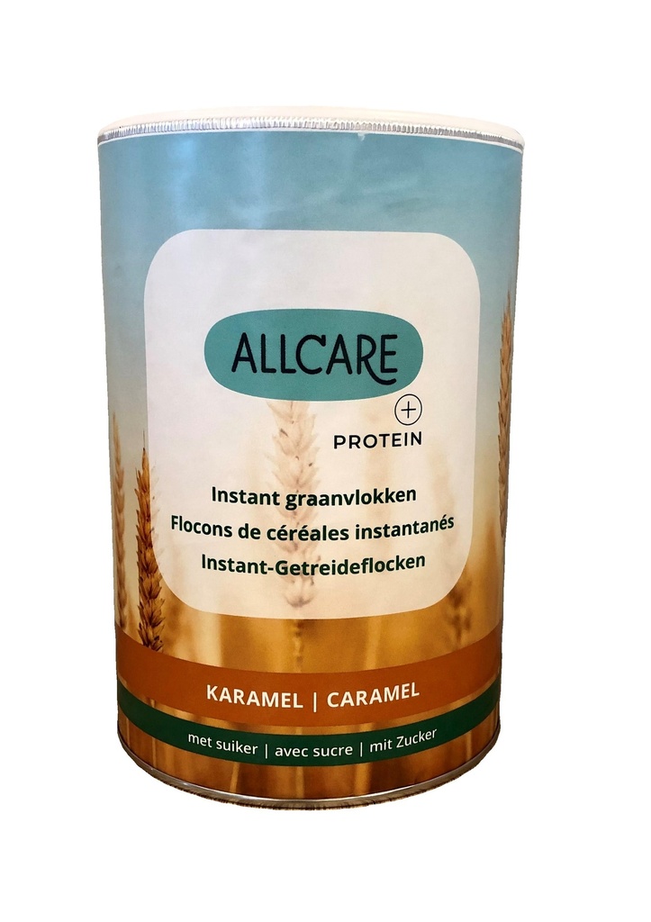 Allcare flocons de céréales inst. caramel HP 780g