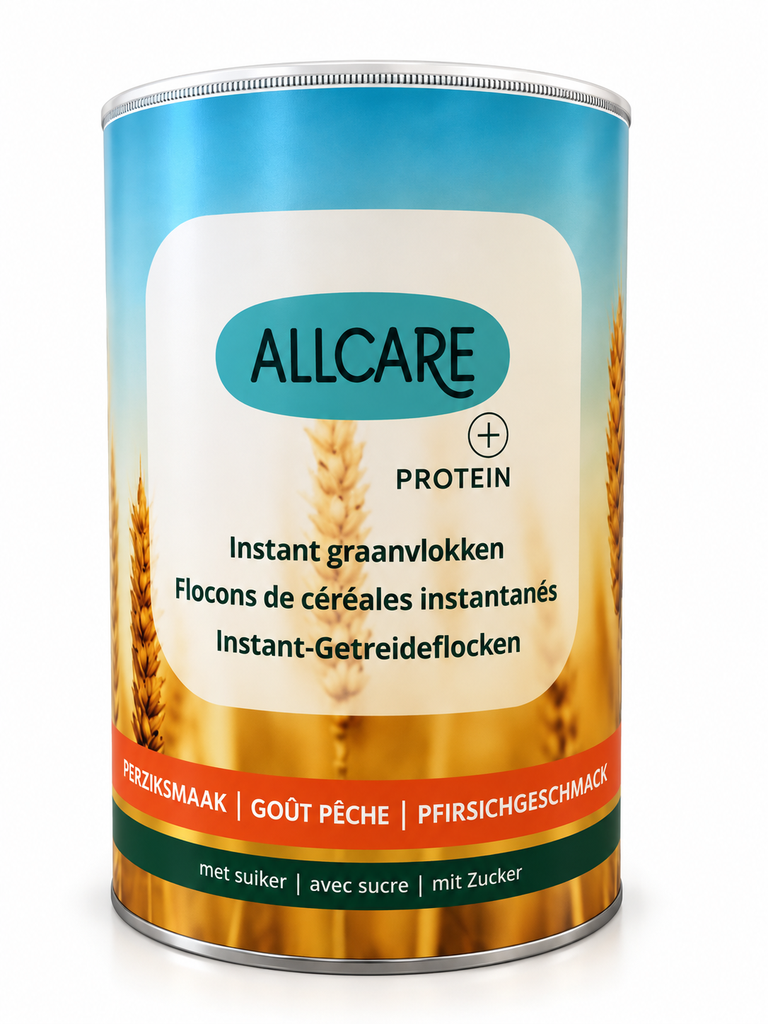 [1991] Allcare flocons de céréales inst. saveur pêche HP 780g 