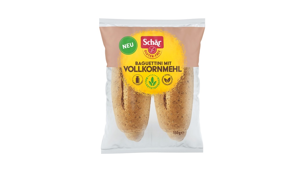Schär baguettini mit Vollkornmehl 150g