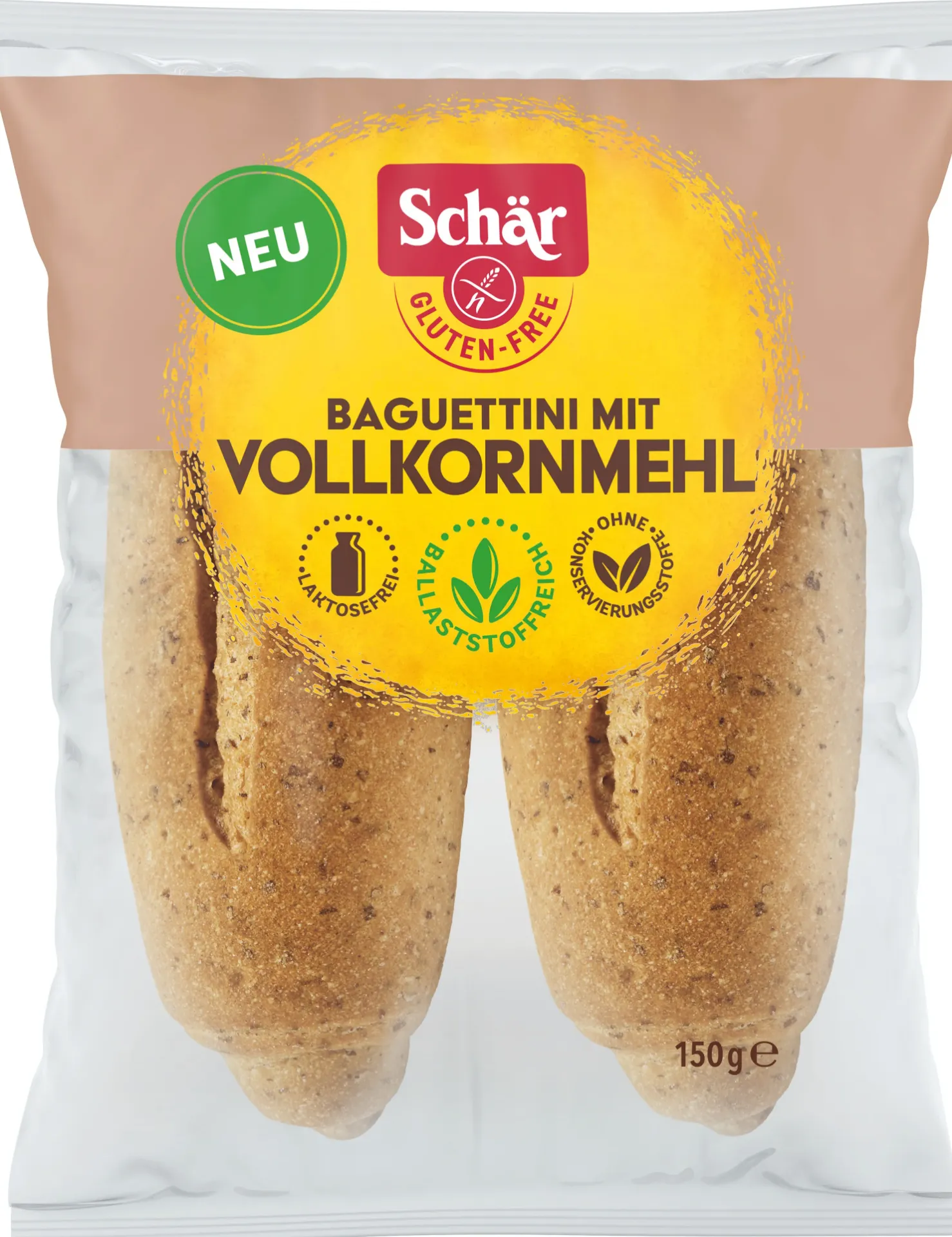 Schär baguettini mit Vollkornmehl 150g