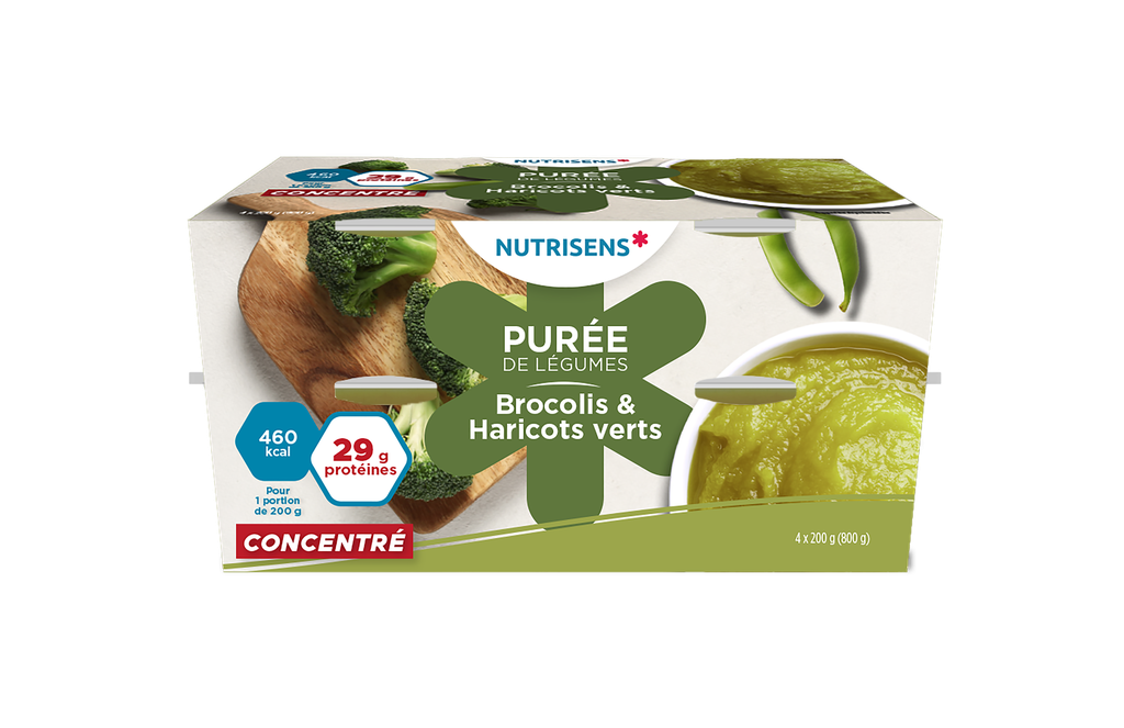 NS groentepuree broccoli-groene boontjes 200g x 4 HP/HC 