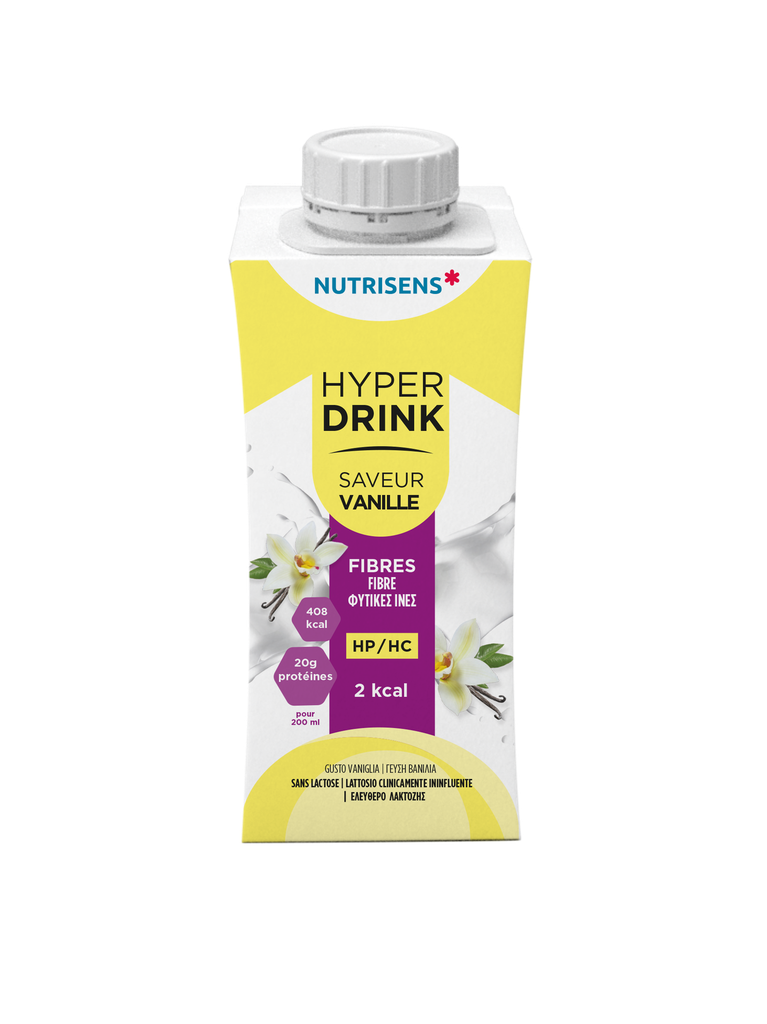 NS hyperdrink 2Kcal vezels vanillesmaak 200ml x 24 HP/HC 